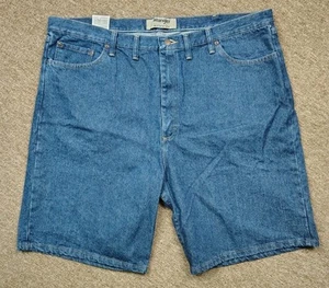 Pantalones Cortos de Jean WRANGLER Para Hombre 46 Azul Calce Clásico Denim 100% Algodón 5 Bolsillos - Imagen 1 de 9