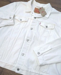 Herren Levi’s weiße Jeansjacke Trucker Gr. XXL $ 90  - Bild 1 von 7