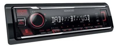 Kenwood KMM-BT408DAB 1-DIN Autoradio DAB+ USB BT Android Rot - Bild 1 von 2