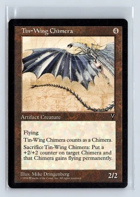 (4x) TIN-WING CHIMERA – MTG Magic the Gathering Card – Visions – Uncommon - Image 1 of 4