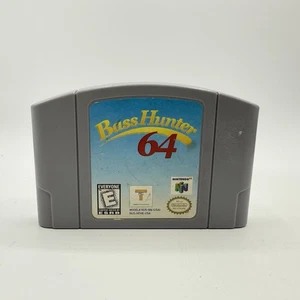 Cartucho de juego Nintendo N64 Bass Hunter 64 auténtico probado y funcionando Take2 1999 - Imagen 1 de 3