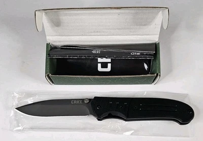 CRKT Ignitor 6860 Pocket Knife - Assisted Open - Plain Blade - Liner Lock