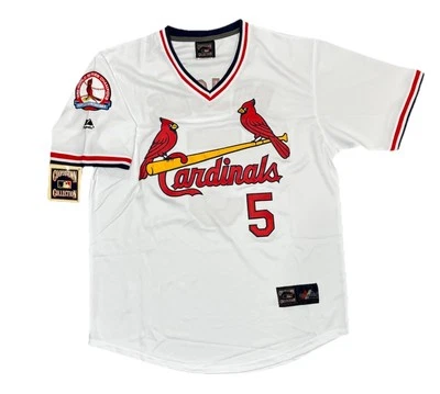 Camiseta Albert Pujols 1982 St. Louis Cardinals Cooperstown para hombre talla grande Foto 1 de 4