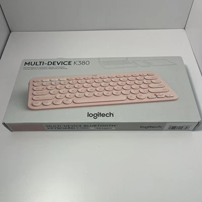 Logitech Multi Device K380 Wireless Bluetooth Keyboard PC MAC Android iOS NEW - Image 1 of 4