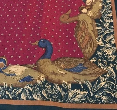 Mallard Duck Pink 6 Panels 18.5 X 22" Each Joan Kessler Panel Fabric Concord - Image 1 of 4