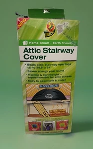 Duck Brand #286209 Attic Stairway Cover, 25.5 x 54 inches, Black - Picture 1 of 14