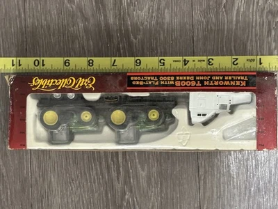 1/87 Kenworth T600B with Flatbed Trailer & 2 John Deere 8300 Tractors ZFN5459 - Image 1 of 4