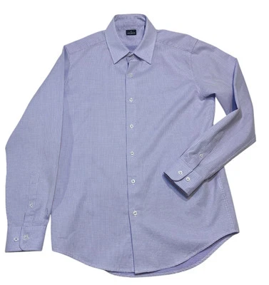 Daniel Hechter Dress Shirt Long Sleeve Purple Shirt M Mens - Image 1 of 4