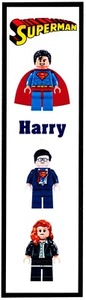 Personalised Superman Laminated Bookmark NEW Free P+P - Picture 1 of 1