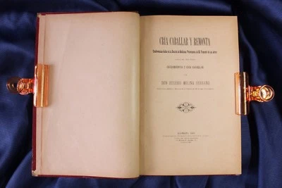 Book Breeding Caballar and Remonta. Eusebio Molina. 1899 Cría Caballar y Remonta - Imagen 1 de 2