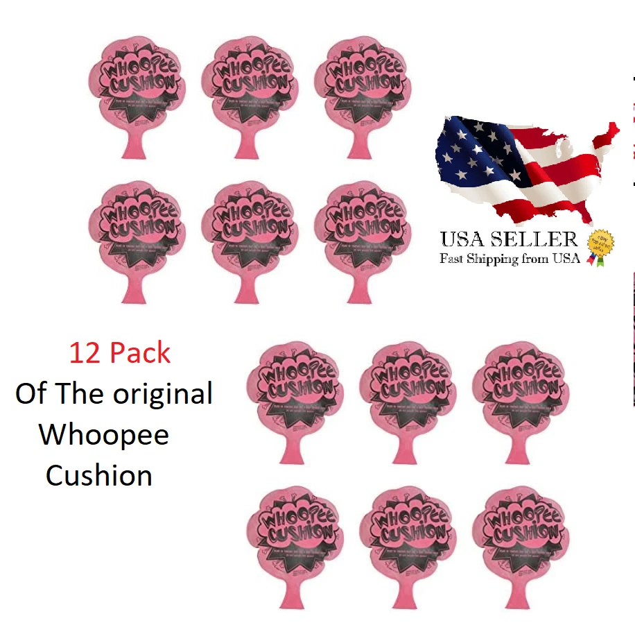 5 Whoopee Cushions Fart Cushion Classic Noise Joke Prank Gag Poo Bag Trick Toy