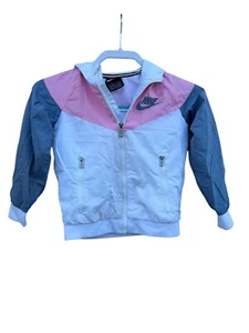 Nike Windrunner Jacket Size 6 Age 5/6 Youth Full Zip FLAW - Picture 1 of 6