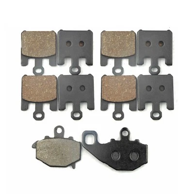 Juego de pastillas de freno delanteras y traseras aptas para Kawasaki Ninja ZX6R 2002-2004 ZX10R 2004-09 07 Foto 1 de 3