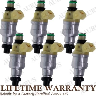 x6 OEM NIKKI Fuel Injector for 1989-1994 Dodge Ram Mitsubishi Sigma Montero 3.0L - Imagen 1 de 4