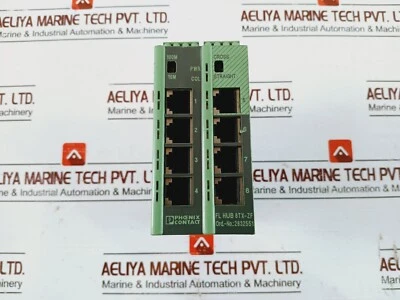 Phoenix Contact FL Hub 8TX-ZF DIN Rail Mountable Ethernet Hub 2832551 - Image 1 of 4
