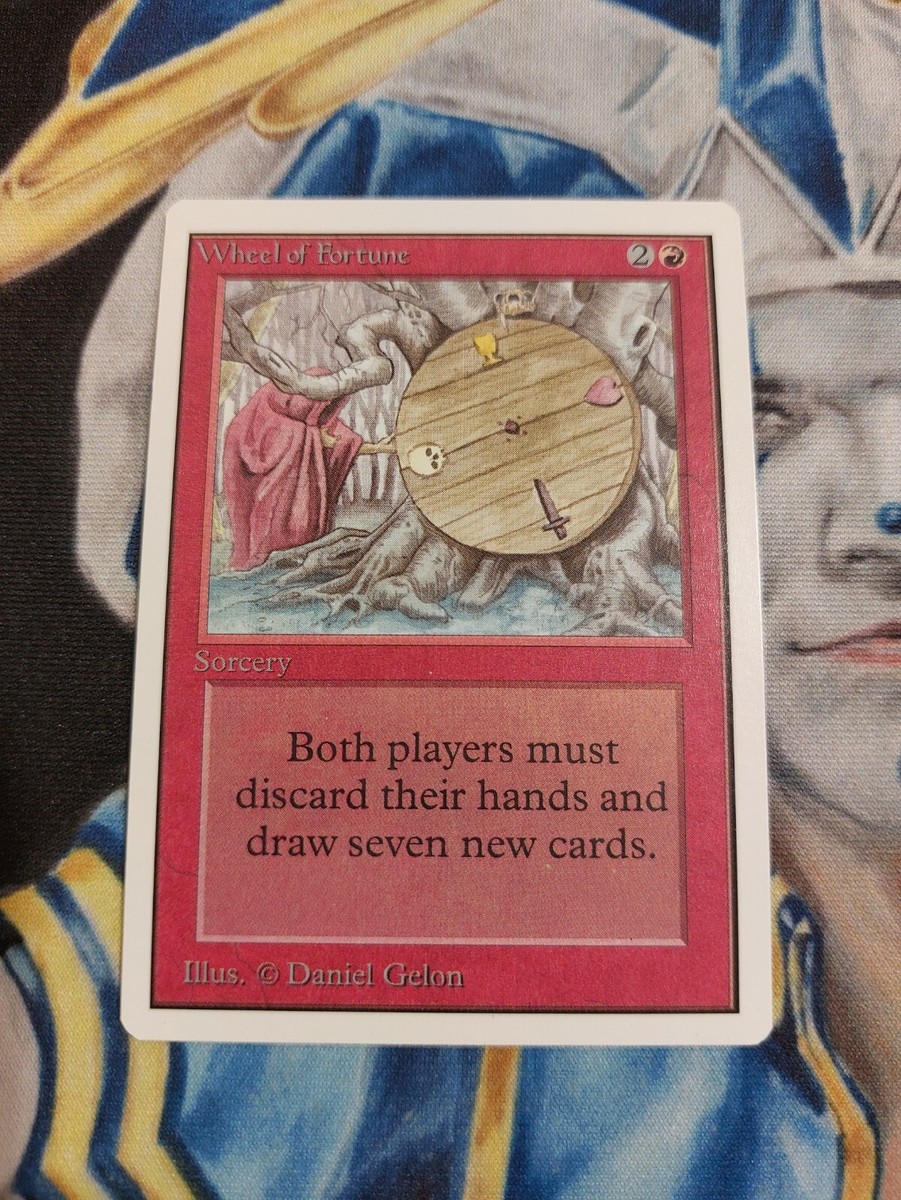 Wheel Of Fortune In Individual Magic: The Gathering Cards