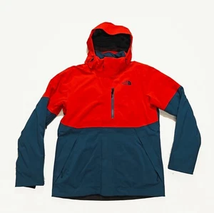 The North Face Apex Flex Insulated Lightweight Gore Tex Jacket Blue Red Sz Med - Picture 1 of 13