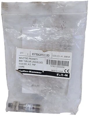 Eaton E57EAL8T111ED 10-30 VDC Inductive Proximity Sensor - Image 1 of 3