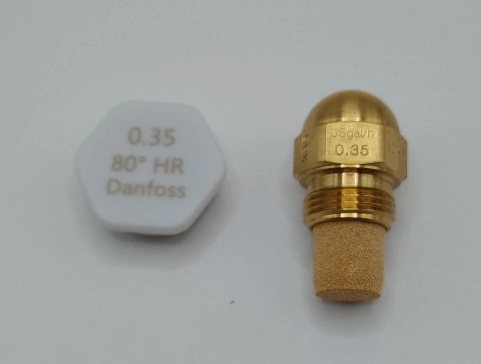 Danfoss Düse 0.35 gph. 80 Grad HR Ölbrennerdüse, zu Buderus Logatop BZ1.0
