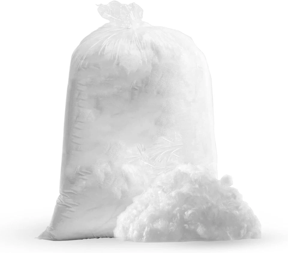 OVATTA SINTETICA ECO PER IMBOTTITURA RIEMPIMENTO CUSCINI PUPAZZI DIVANI 1KG - Immagine 1 di 4