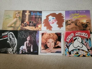 Bette Midler 8 LP Lot Divine Madness, The Rose, No Frills & More Vinyl LP's Orig - Picture 1 of 12
