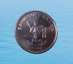UGANDA 100 SHILLINGS 2008 SANGA CATTLE UNC KM 67a #6457# - Picture 1 of 2