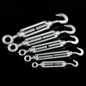 SPANNSCHLOSS HAKEN - ÖSE verzinkt Seilspanner Spannschraube Spanner Drahtseil - Bild 1 von 10