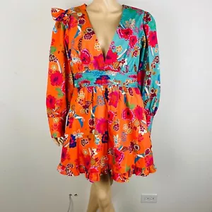 Misa Hylton For Inc International Concepts Bold Colorful Floral Women's XL Dress - Picture 1 of 14