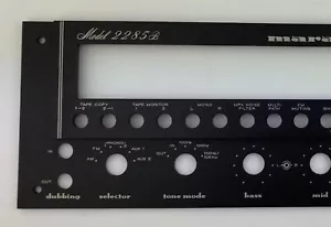 New! Marantz 2285B 2285 B Receiver Front Panel Faceplate (Face Plate) Black 1 - Picture 1 of 8