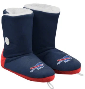 Buffalo Bills Womens Size S-XL Boot Slippers B5 103 - Picture 1 of 1