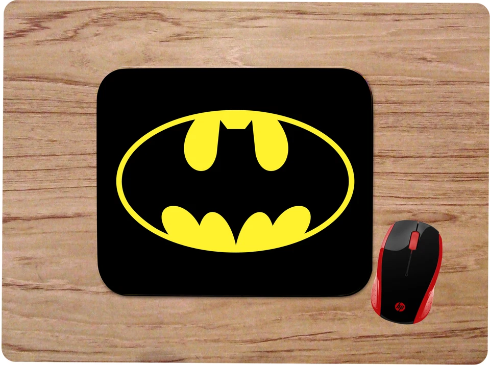 BATMAN LOGO MOUSEPAD MOUSE PAD HOME OFFICE GIFT NON-SLIP  - Image 1 of 1