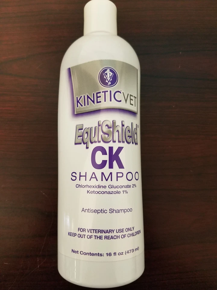 Kinetic Vet EquiShield CK Antiseptic Shampoo 16 oz Horses Dogs Cats