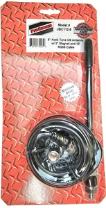 ProComm 8" Kwik Tune CB Radio Antenna with 3" Magnet and 12' RG58 Cable- Black - Picture 1 of 2