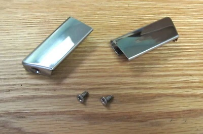 Chevy 1955 1956 1957 techo rígido exterior parasol moldura de acero inoxidable, par nuevo Foto 1 de 2