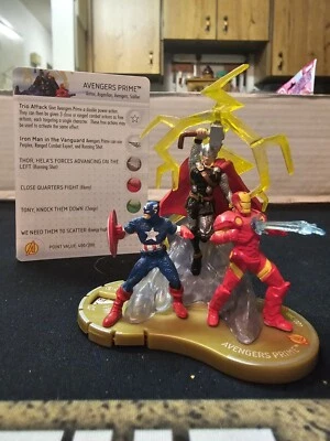 HeroClix Chaos War Avengers Prime 060 Chase Iron-Man Thor Capitán América NUEVO CASI NUEVO Foto 1 de 4