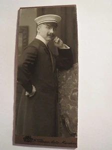 Mannheim - Willy Patt wohl als Schüler mit Mütze - CDV / Studentika - Picture 1 of 2