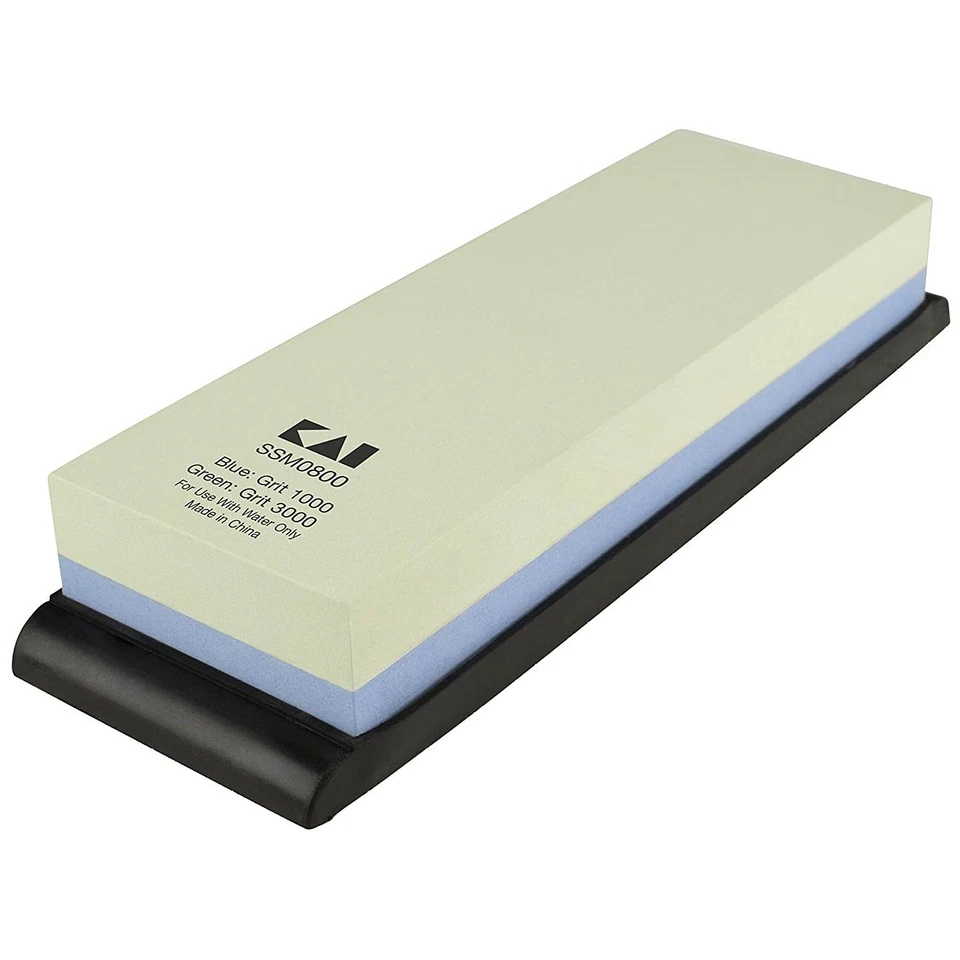 Piedra de afilar combinada de 2 lados Shun 1000/3000 grano - afilador de cuchillos  Foto 1 de 1