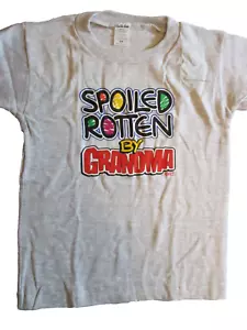 Nueva Camiseta Patti Boo Niño Pequeño ""Spoiled Potten by Grandma"" Uni-Sex 6/8 - Imagen 1 de 1