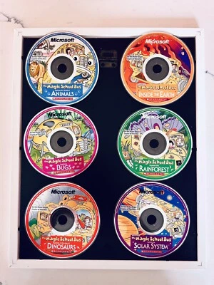 Magic School Bus Microsoft Lote de 6 CD’s Scholastic Foto 1 de 2