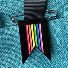 Handmade Rainbow Flag Pin Badge Brooch LGBTQ