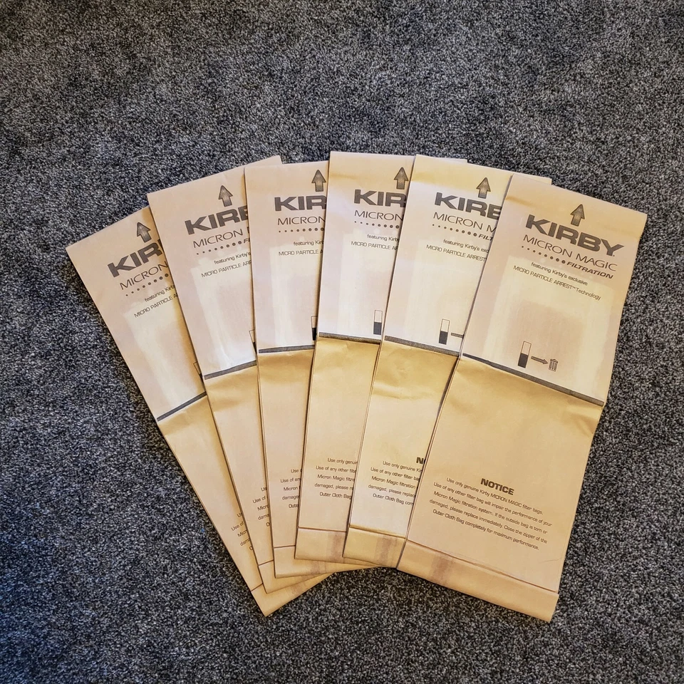 6 Kirby Genuine Vacuum Cleaner Bags G3 G4 G5 G6 ULTIMATE G G7 G7D MICRON MAGIC  - Image 1 of 4