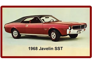 1968 AMC Javelin SST Refrigerator / Tool Box  Magnet - Picture 1 of 1