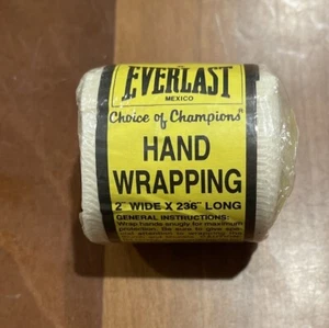 Everlast Boxing Hand Wrap White Wrapping Model 4452 2” X 236” Choice Of Champion - Picture 1 of 3