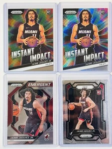 Jaime Jaquez Jr. Prizm Rookie Lot Instant Impact Silver Base #137 Emergent Heat! - Picture 1 of 2