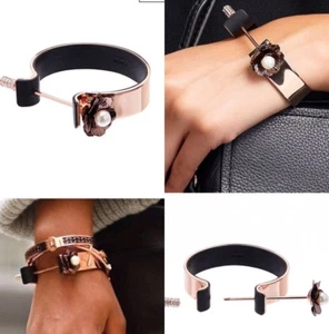 π Mimco New Rose Gold By The Stars Cuff Wrist Bracelet + Dust Bag - Picture 1 of 12