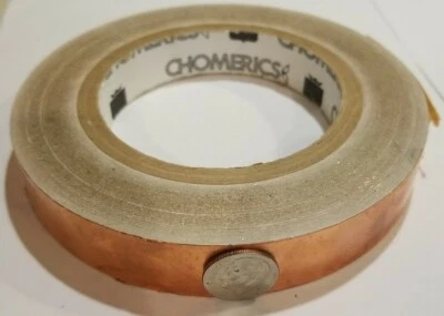3/4" x 24" Copper Foil Conductive Shielding Adhesive Tape, Chomerics EMI/RFI - Image 1 of 2