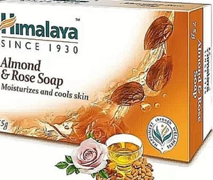4 x Himalaya Kräuter Mandel und Rose Seife für weiche und natürliche Haut, je... - Bild 1 von 3