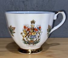 Vintage Canada Gold Trim Tea Cup Elizabethan Taylor & Kent England Bone China