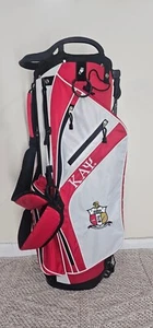Kappa Alpha Psi GOLF BAGS, KAPPA GOLF BAG, RED AND WHITE GOLF BAG - Picture 1 of 7
