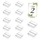 1X(Acrylic Stands Clear Place Card Holders With Card Slot Table Numbers Display
